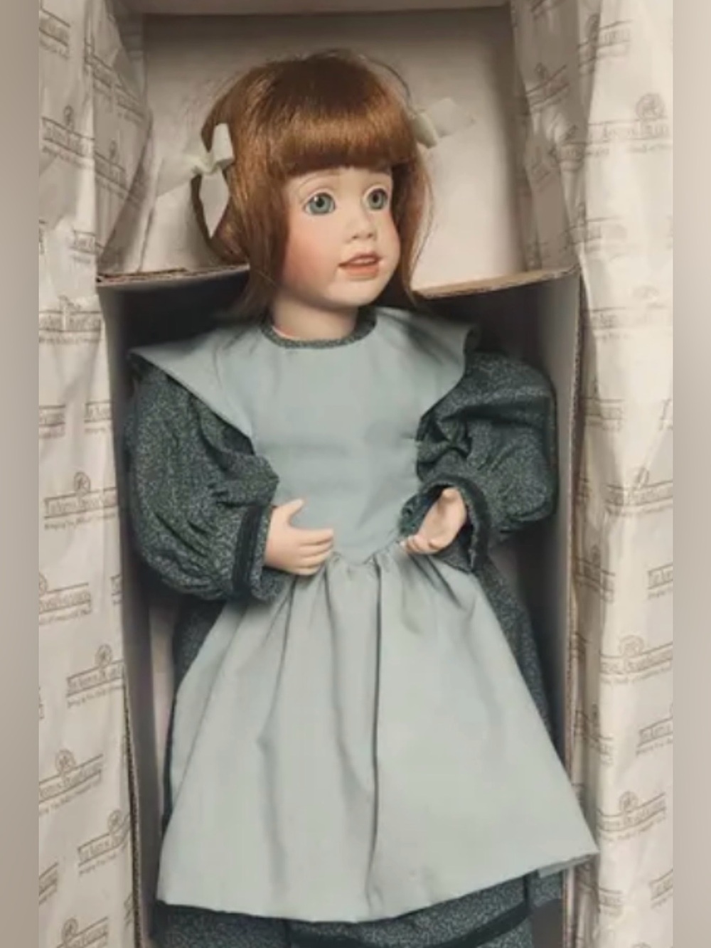 Ashton-Drake Beth Little Women Porcelain Doll NIB Wendy Lawton 1994 Collectable
